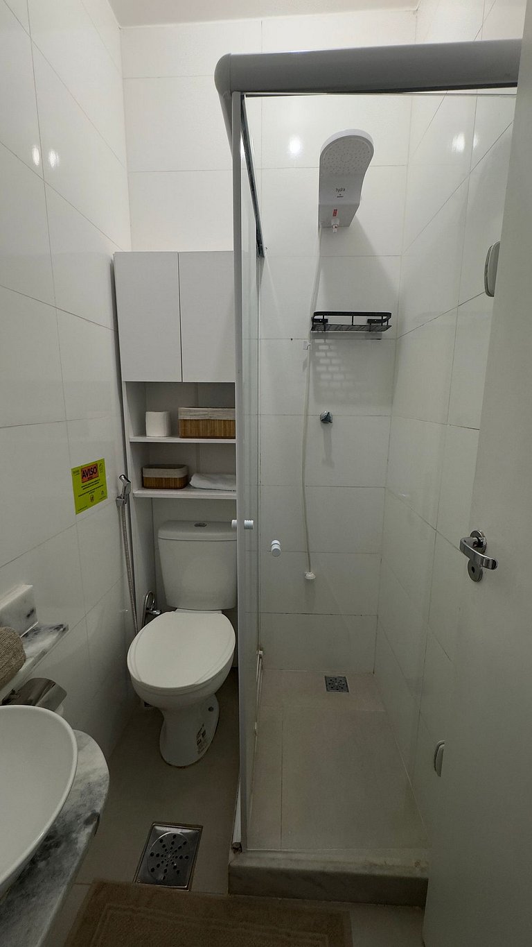 Studio Compacto a 3 Minutos da Praia