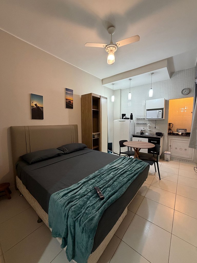Studio para Casal 3 Minutos da Praia - NSC1032-401