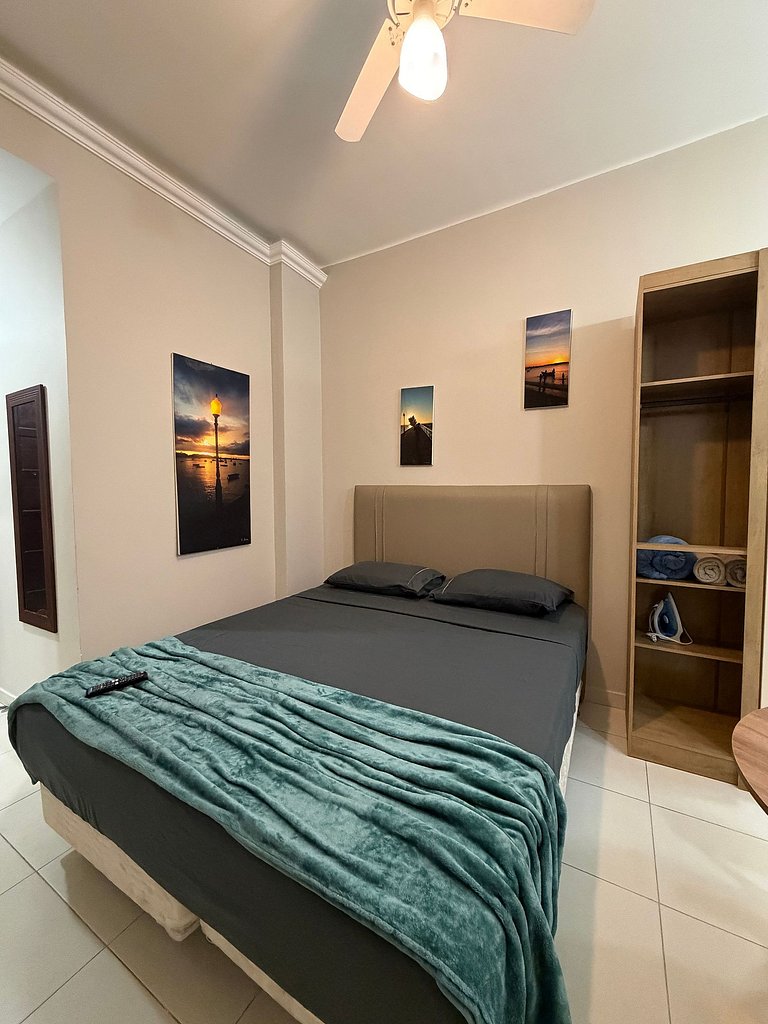 Studio para Casal 3 Minutos da Praia - NSC1032-401