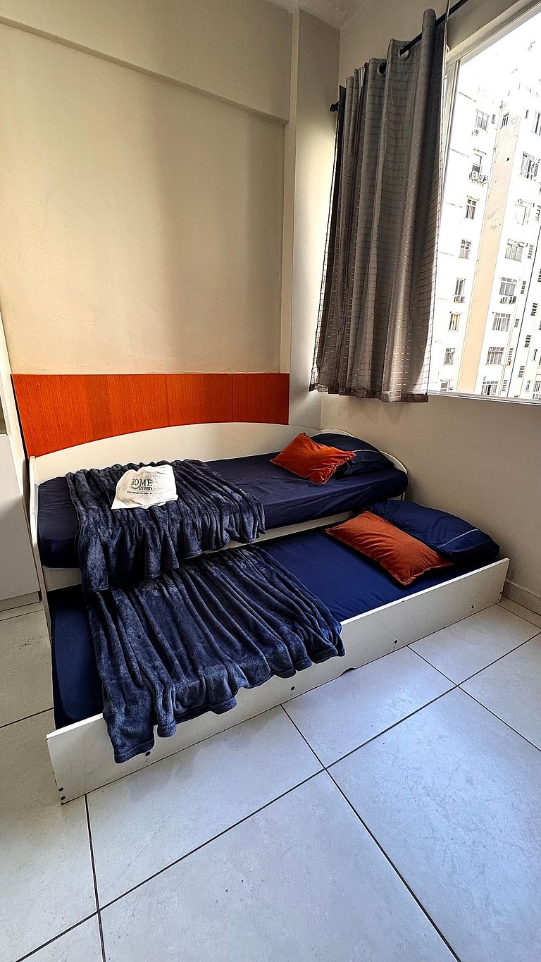A 6 min da Praia de Copacabana Wi-Fi | NSC1137-604